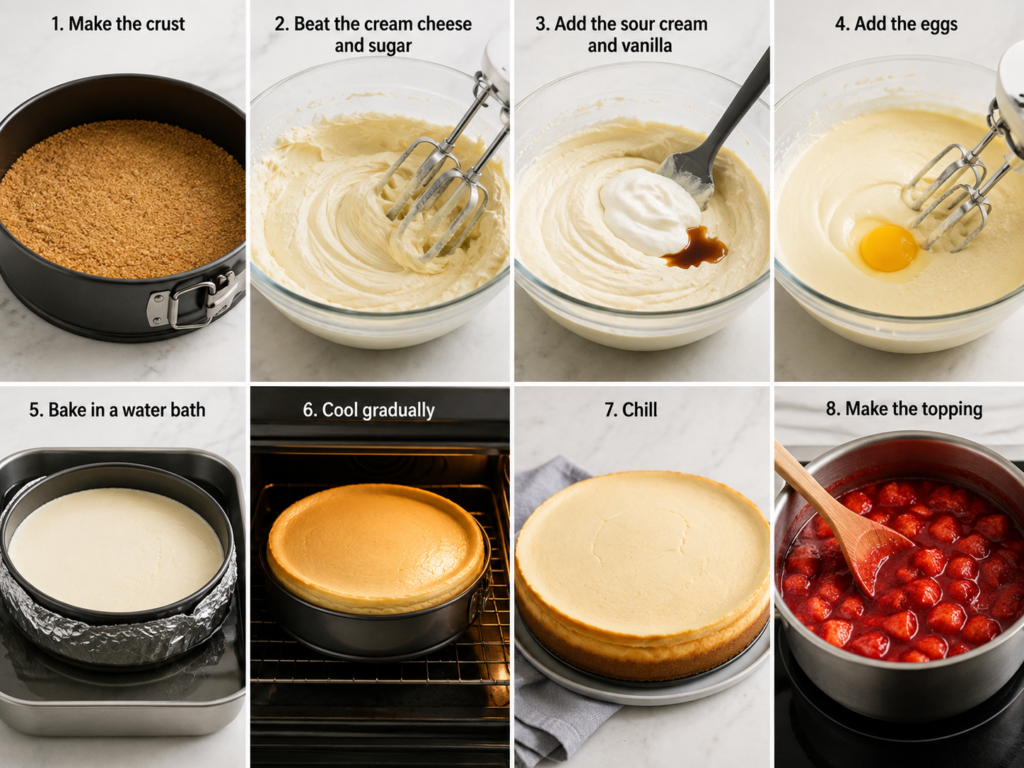 Method Strawberry Cheesecake
