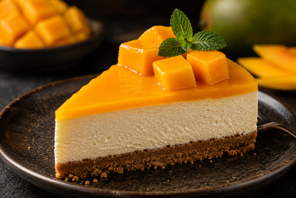 mango cheesecake