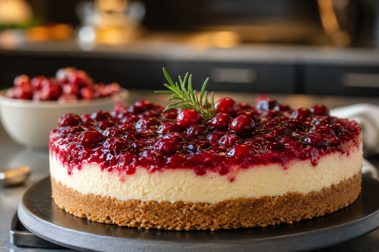 Cranberry Cheesecake