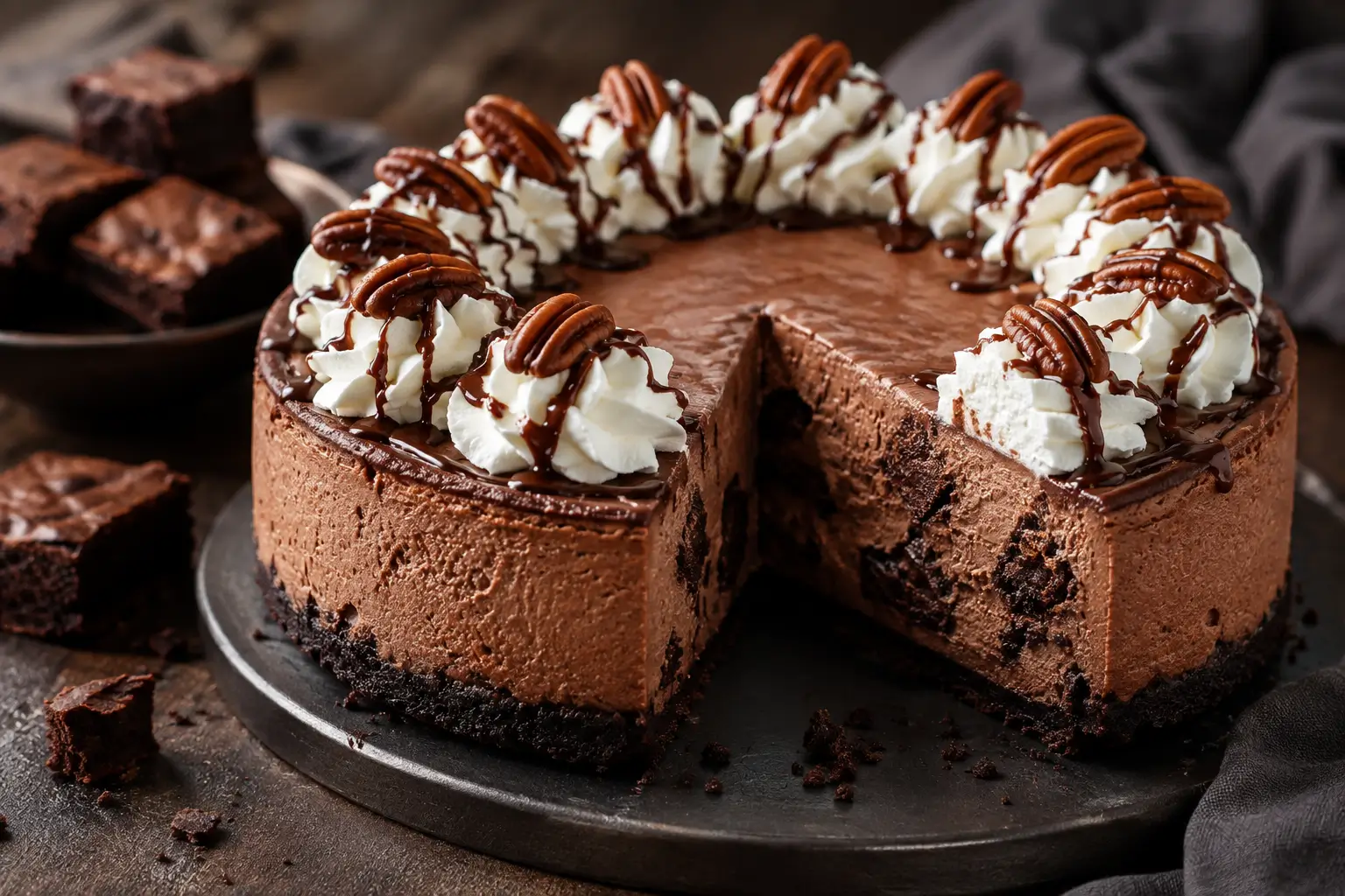 Cheesecake brownies
